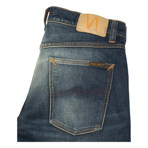 Nudie Jeans - Solid Ollie Lost Light Pamuklu Jean | Soluk mavimsi gri