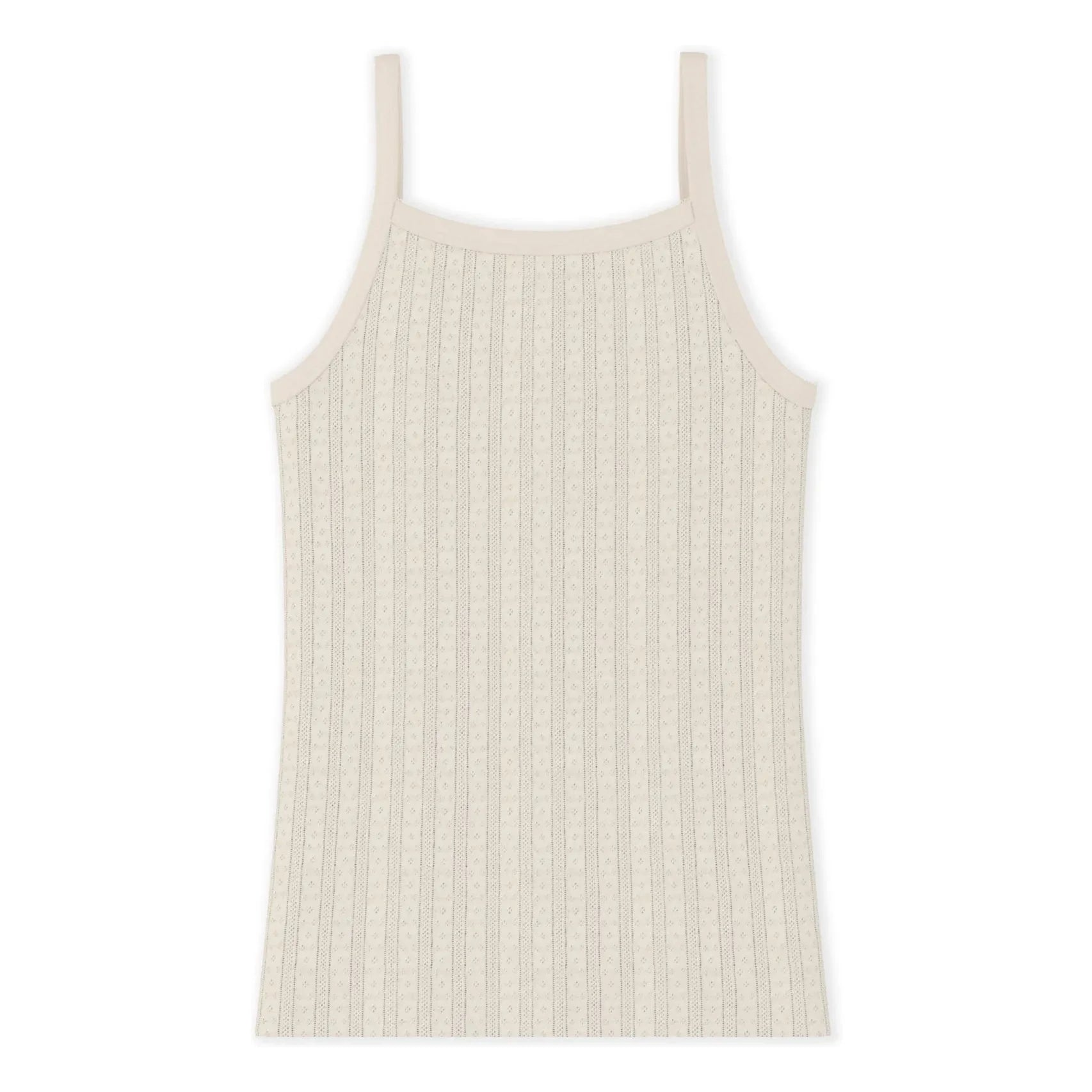 Petit Bateau - Ajurlu atlet | Ecru