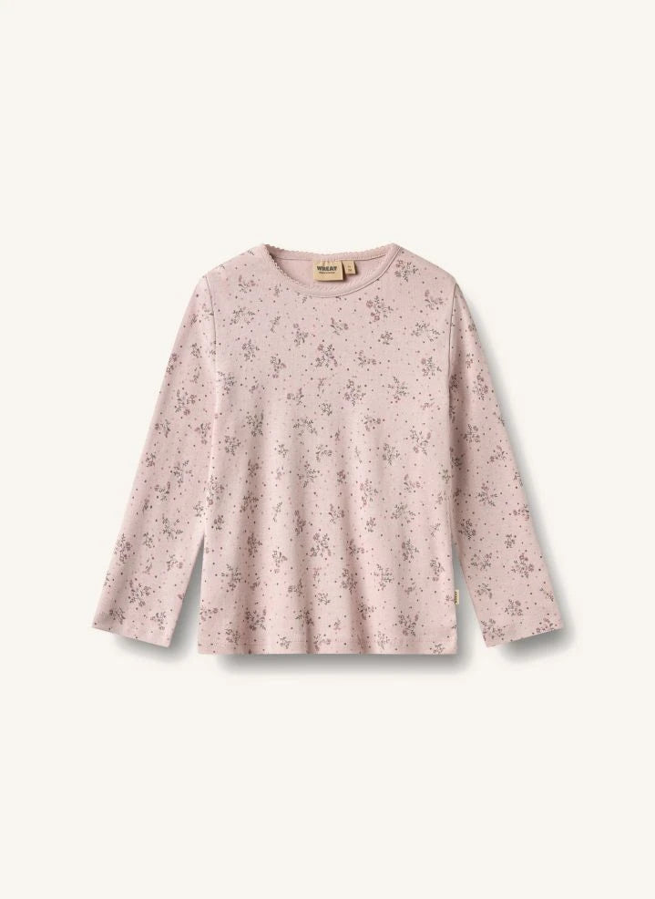 Wheat - Mila Fleuri Organik Pamuklu Pijama | Pudra pembesi