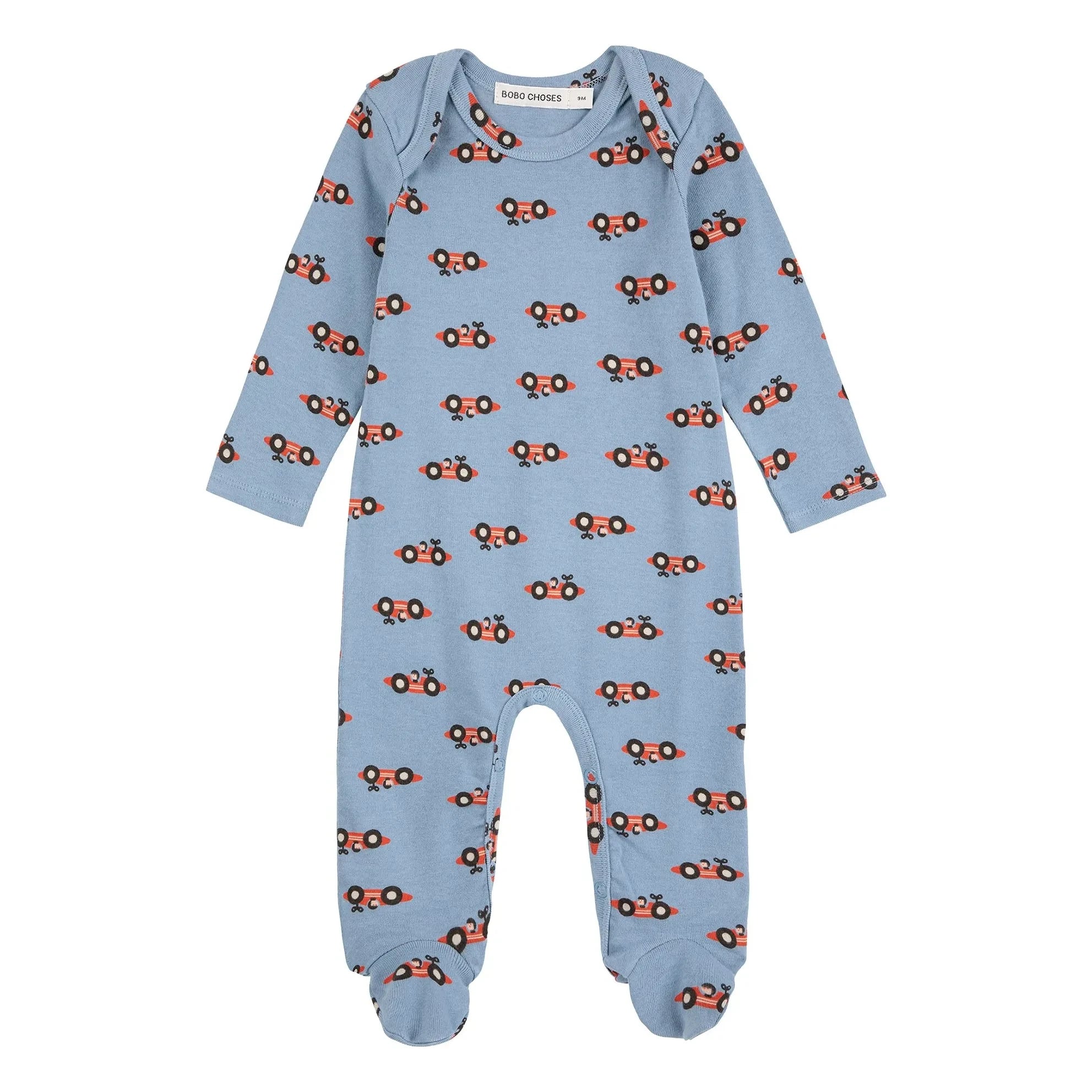 Bobo Choses - Cars | Mavi Lange Pijama ve Slopet Seti