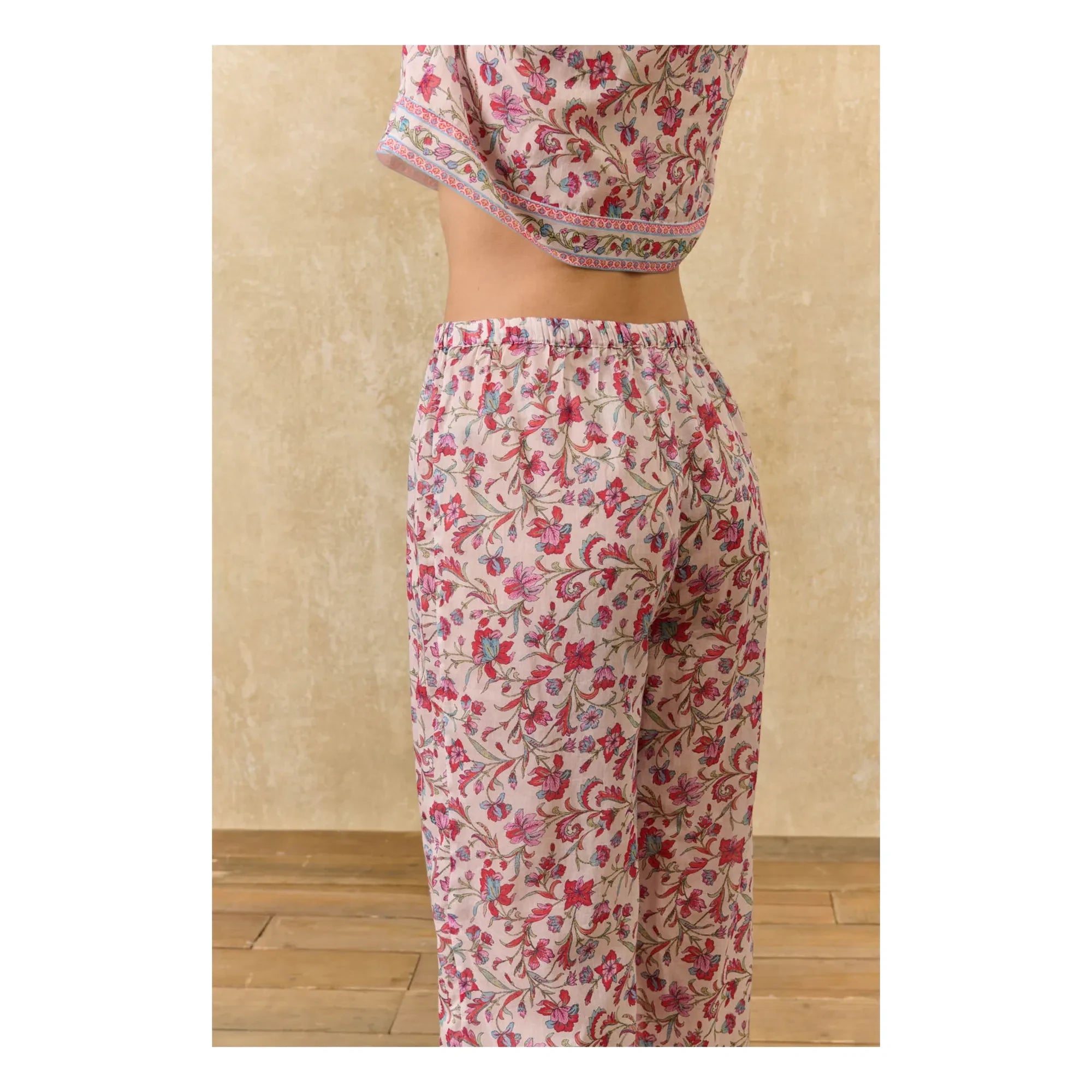 Louise Misha - Louka organik pamuk pijama | Pembe