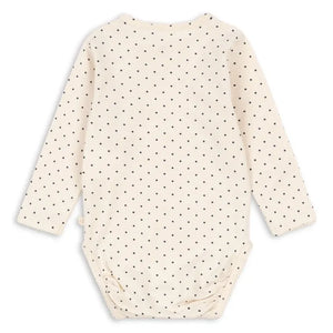 Konges Sløjd - Basic Polka Dot Organik Pamuklu Body | Ecru