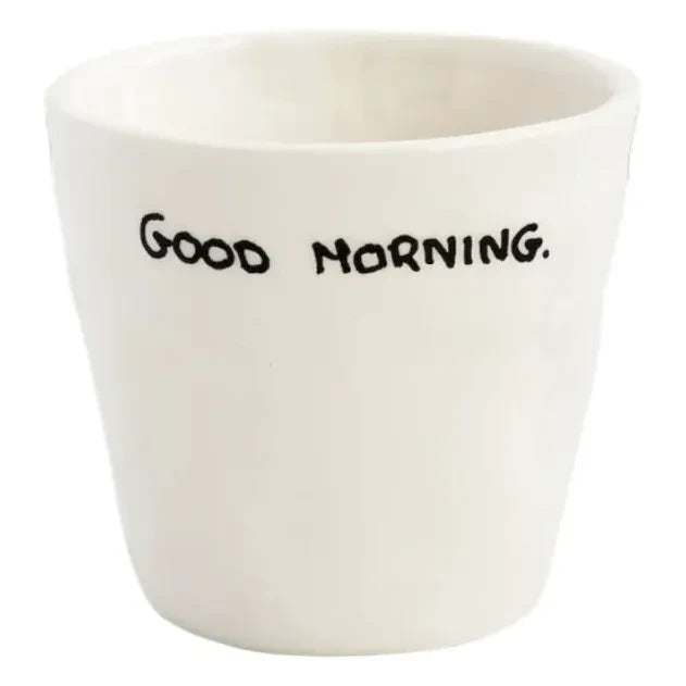 Anna + Nina - Good Morning espresso fincanı | Beyaz