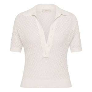 Faithfull the Brand - Polo Pointelle Lena Pamuk | Ekru