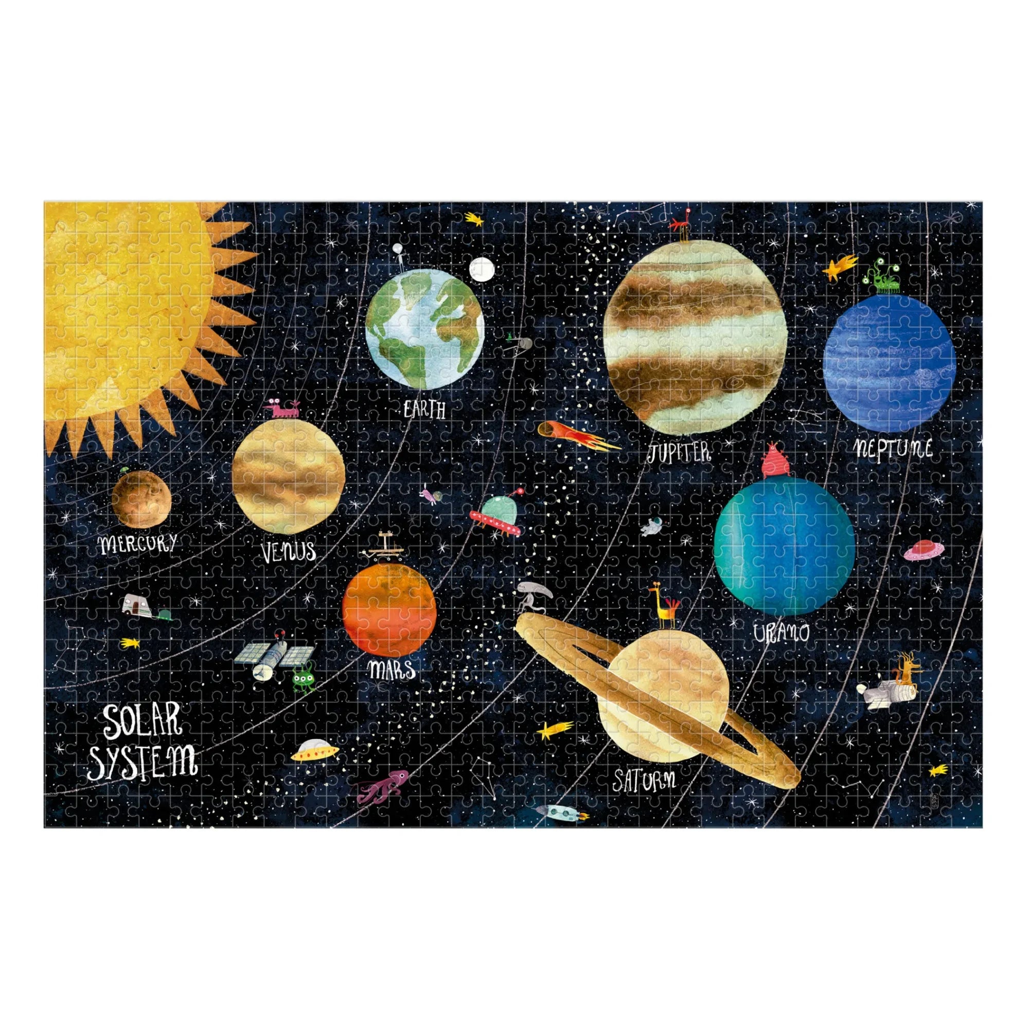 Londji - Micro Puzzle: Gezegenleri Keşfet - 600 parça