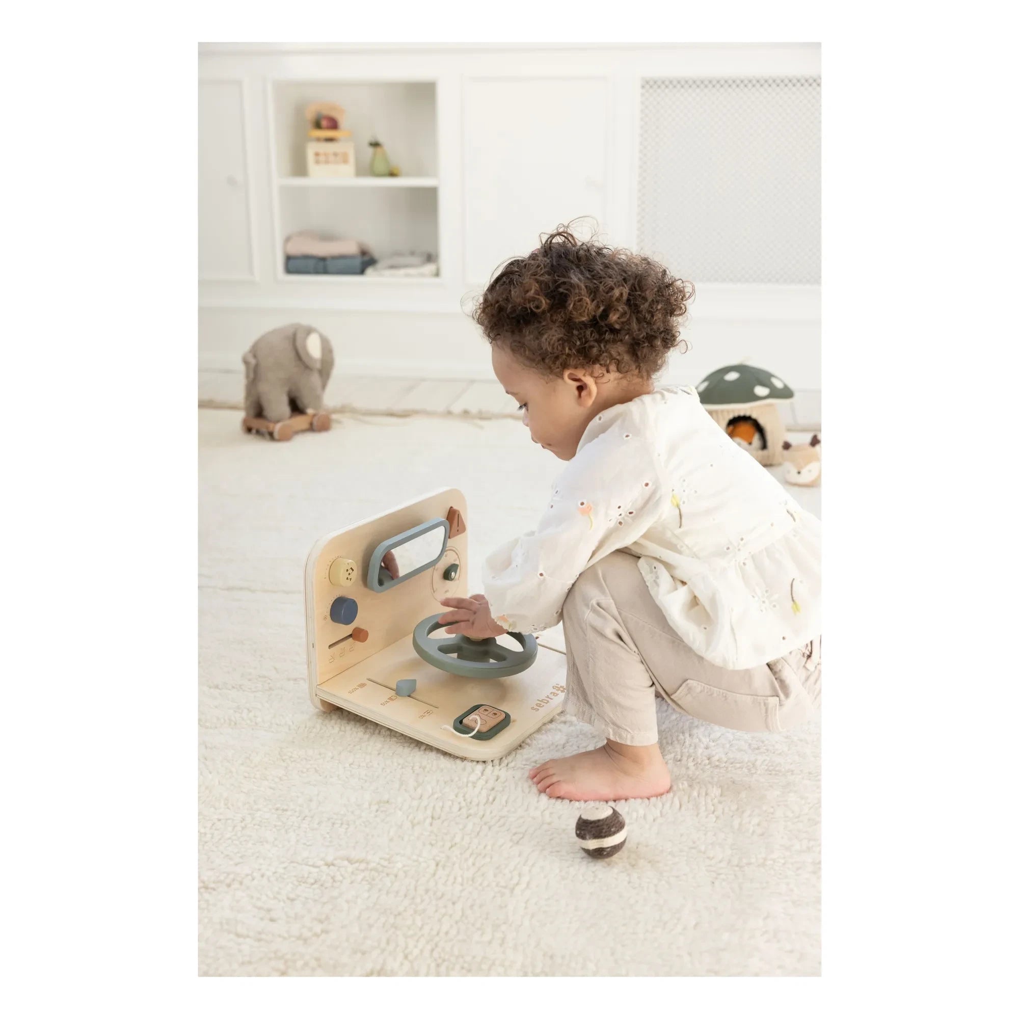 Sebra - Uyanış masası araba | Mavi