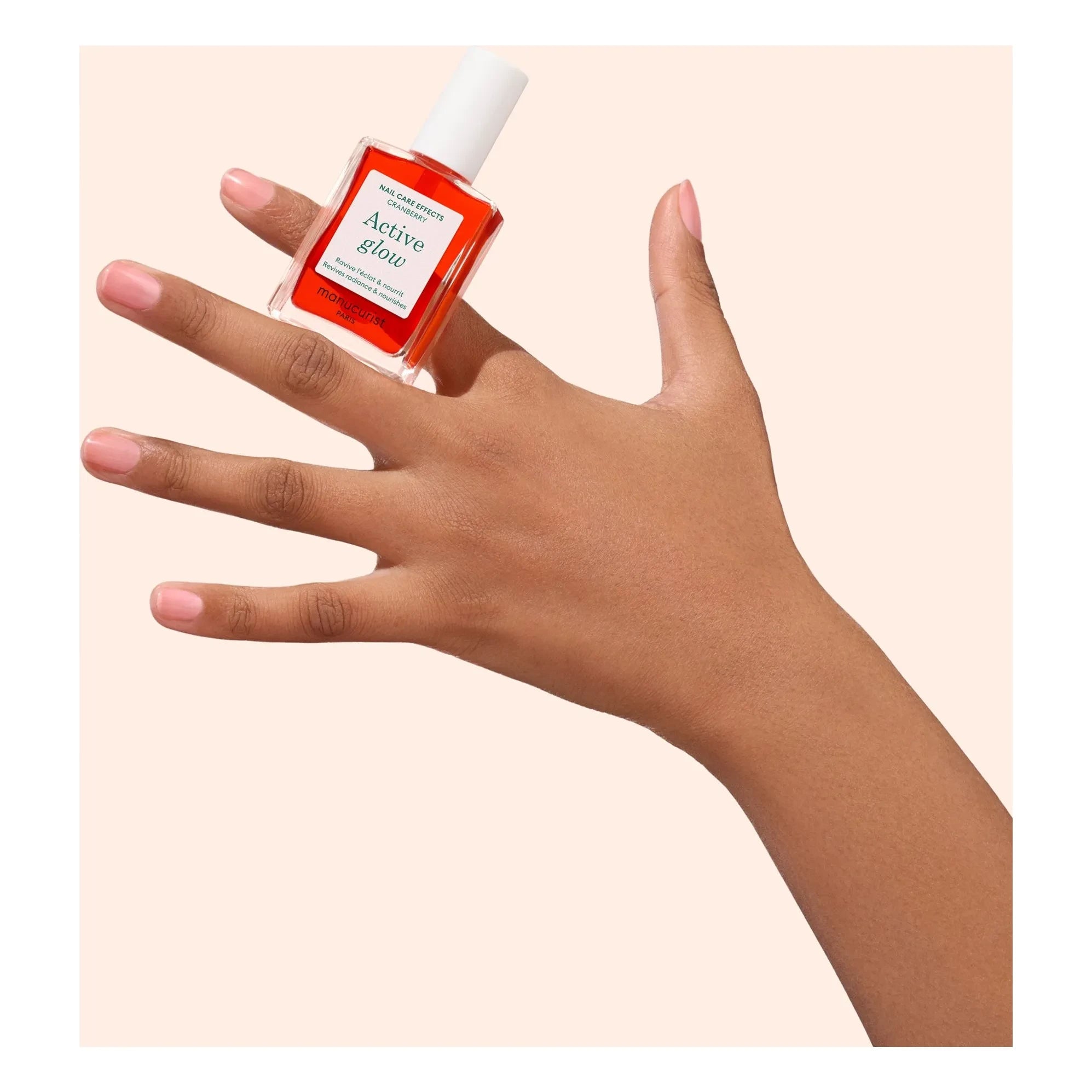 Manucurist - Active Glow dudak parlatıcısı bakım ürünü - 15 ml | Cranberry