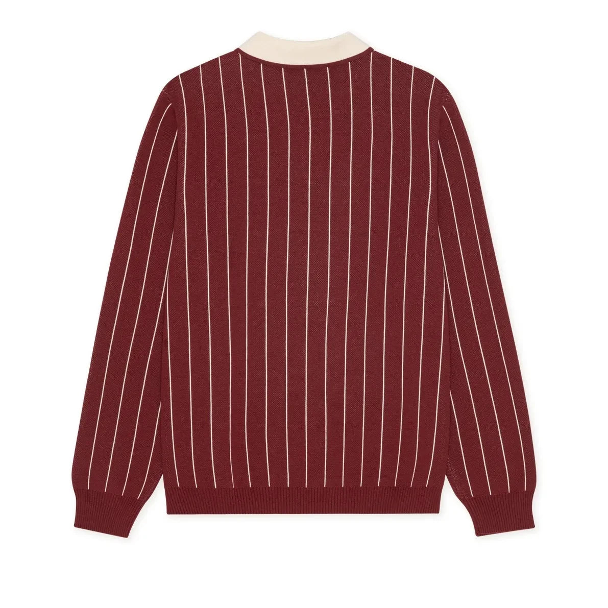 Les Deux - Signature Çizgili Polo Tişört | Bordo