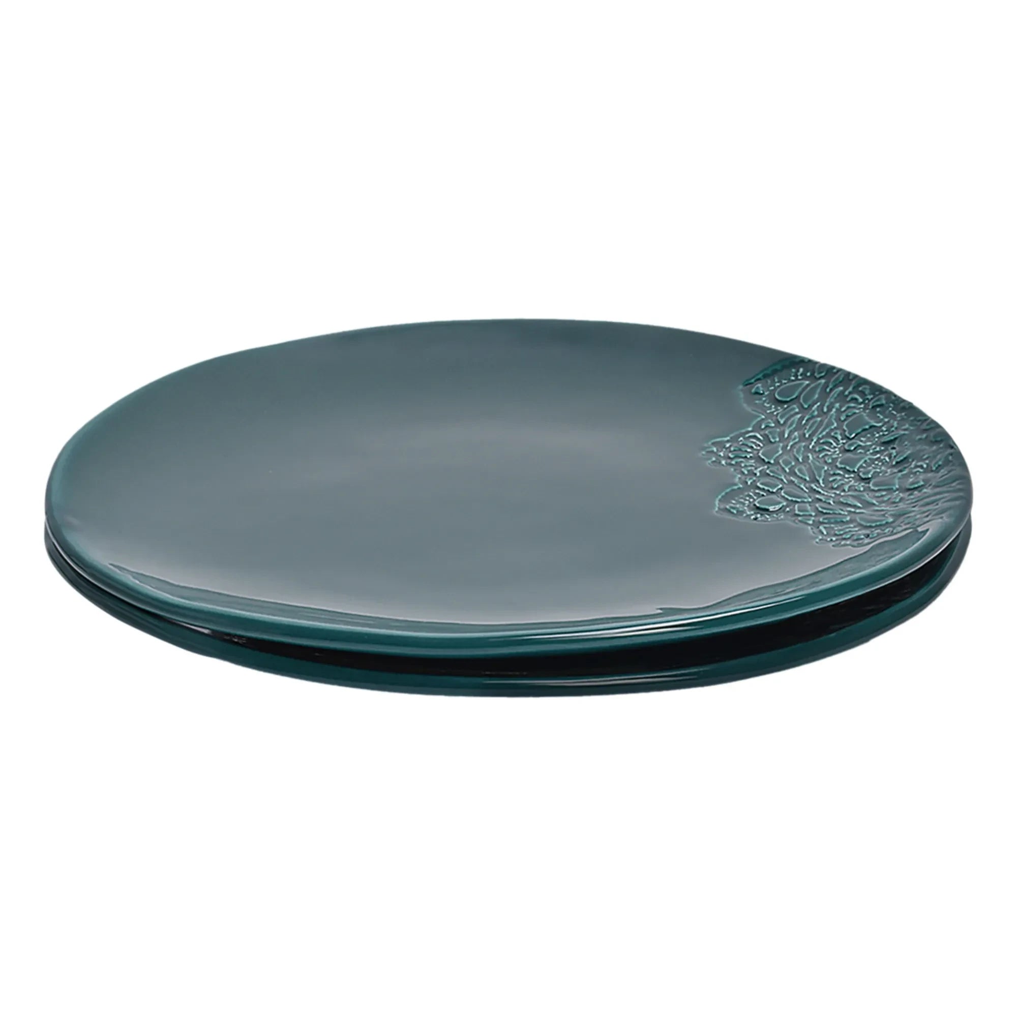 Maison Vessel - Blanca Tığ İşi Dantel Tabaklar - 2'li Set | Jade