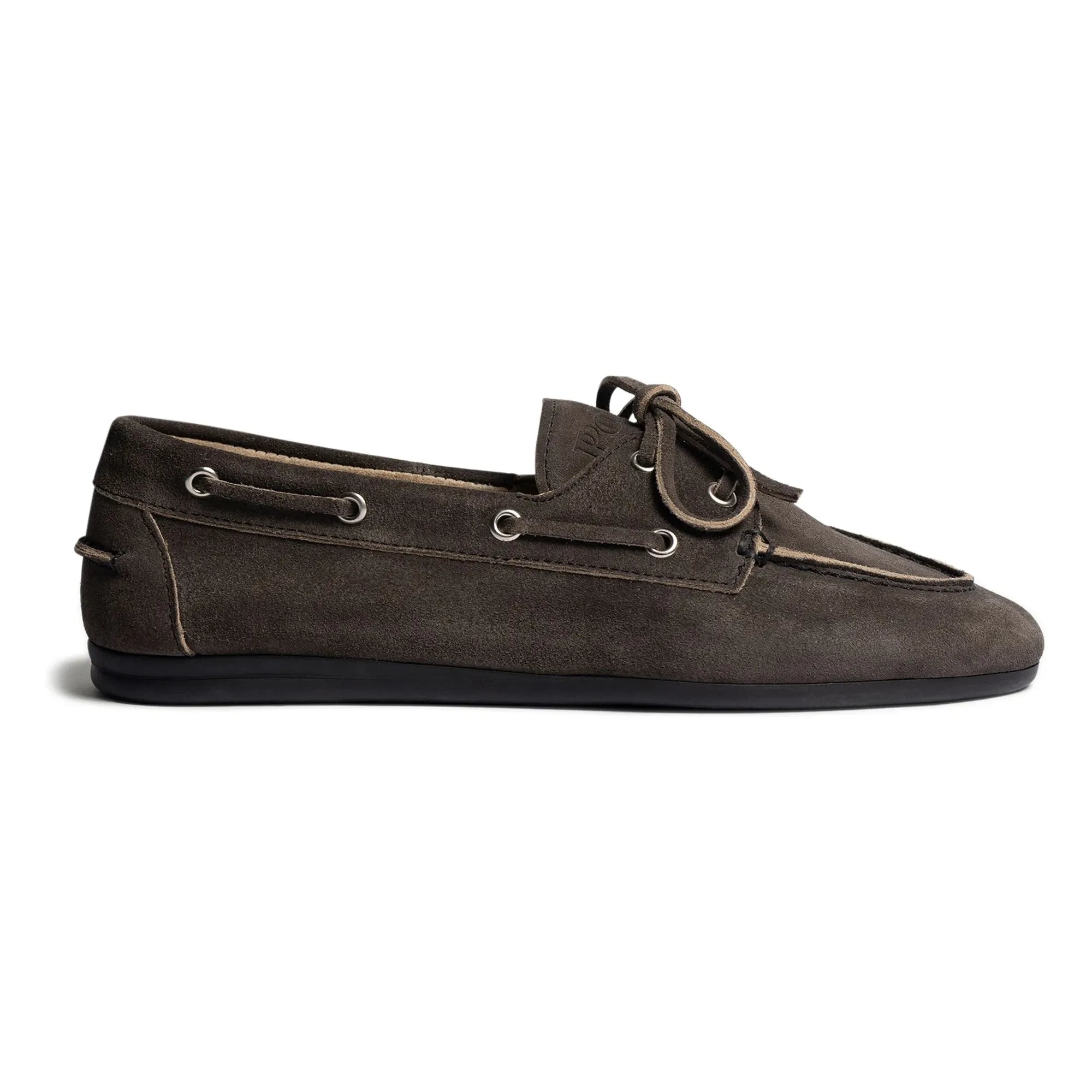 Posa - Süet Boat Shoes | Koyu gri