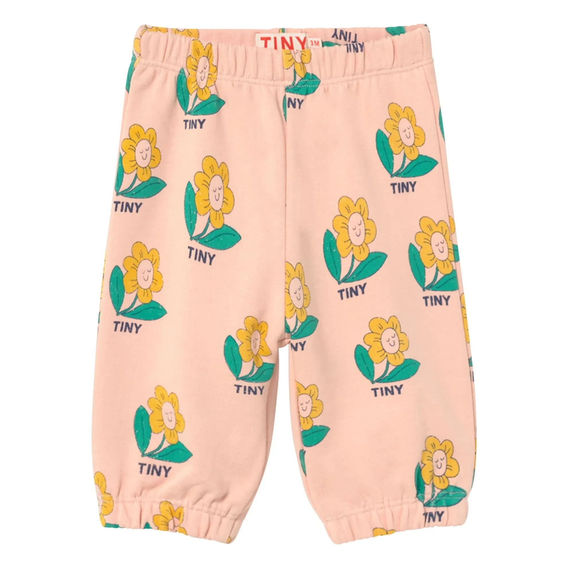Tinycottons - Organik Pamuk Çiçek Desenli Jogger | Pembe