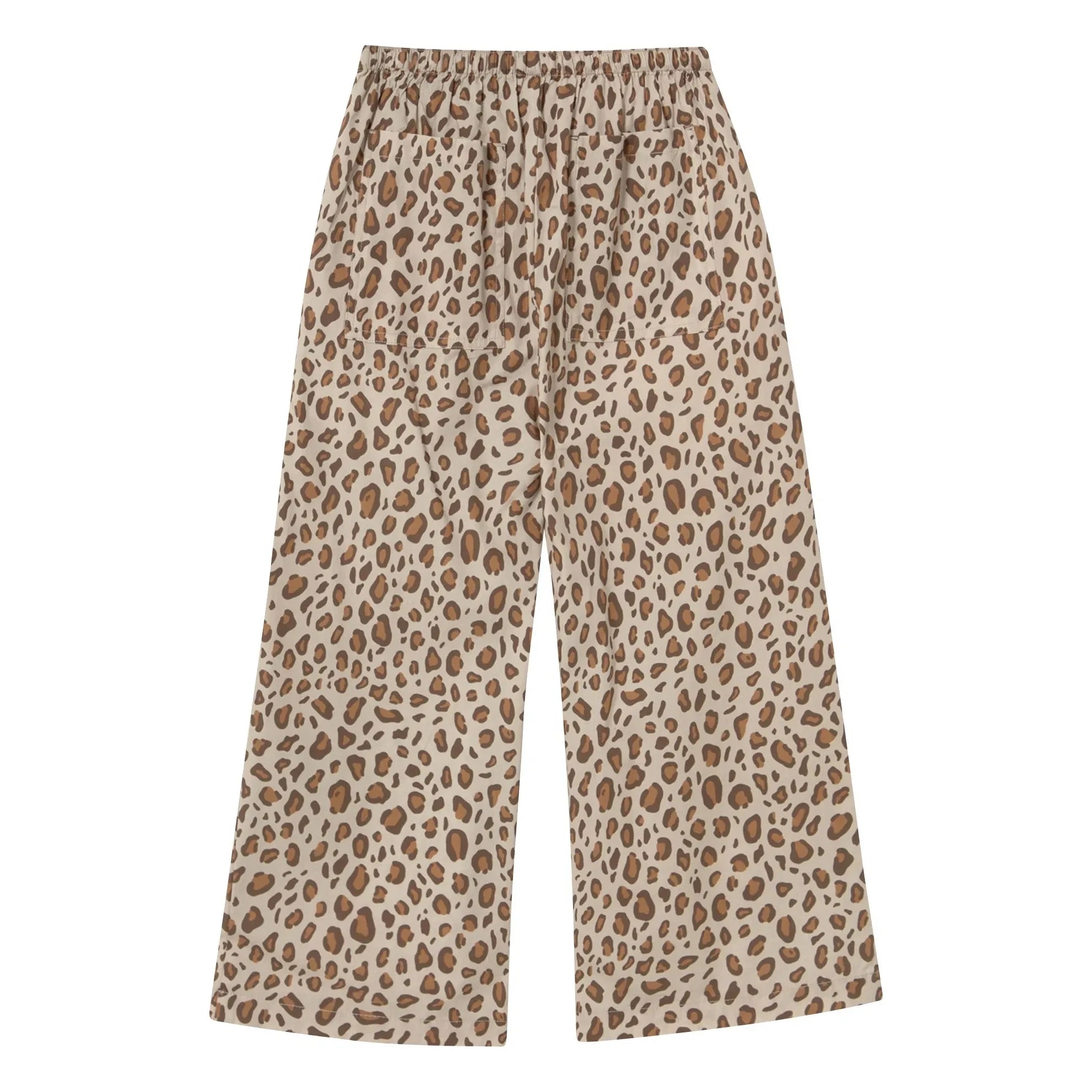 Tinycottons - Poplin Leopar Pantolon | Kahverengi