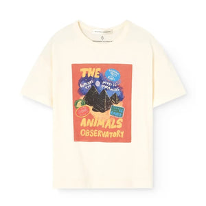 The Animals Observatory - Dunker Organik Pamuk Tişört | Beyaz