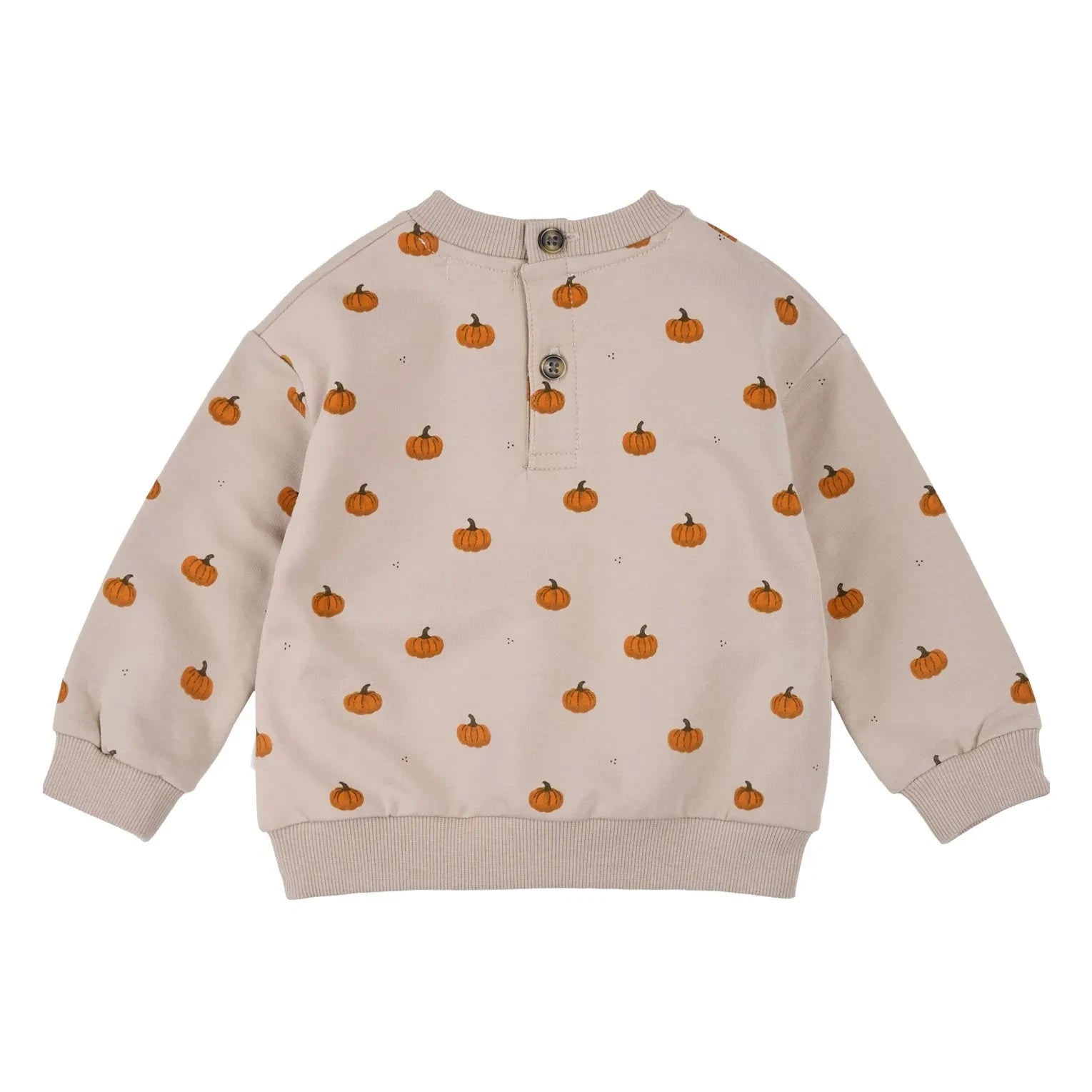 Petit Lem - Organik Pamuk Balkabağı Sweatshirt ve Jogger Takım | Kum