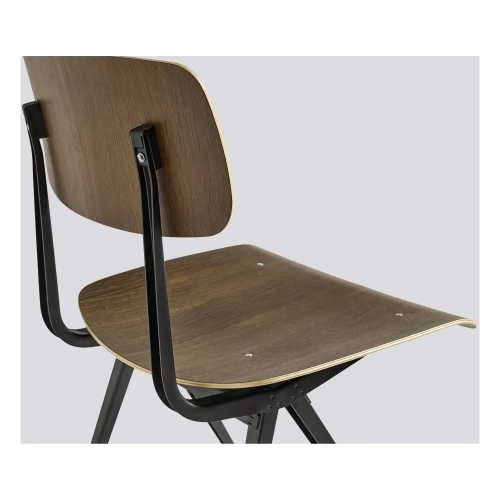 Hay - Result Renkli Meşe Sandalye - Friso Kramer & Wim Rietveld Yeniden Baskı | Bordo