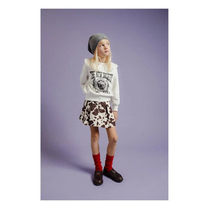 the new society - Beyaz Row Peter Pan Yaka Sweatshirt