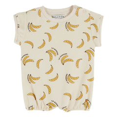 Emile et Ida - Banana organik pamuklu havlu tulum | Krem