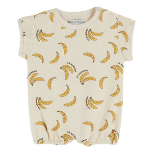 Emile et Ida - Banana organik pamuklu havlu tulum | Krem