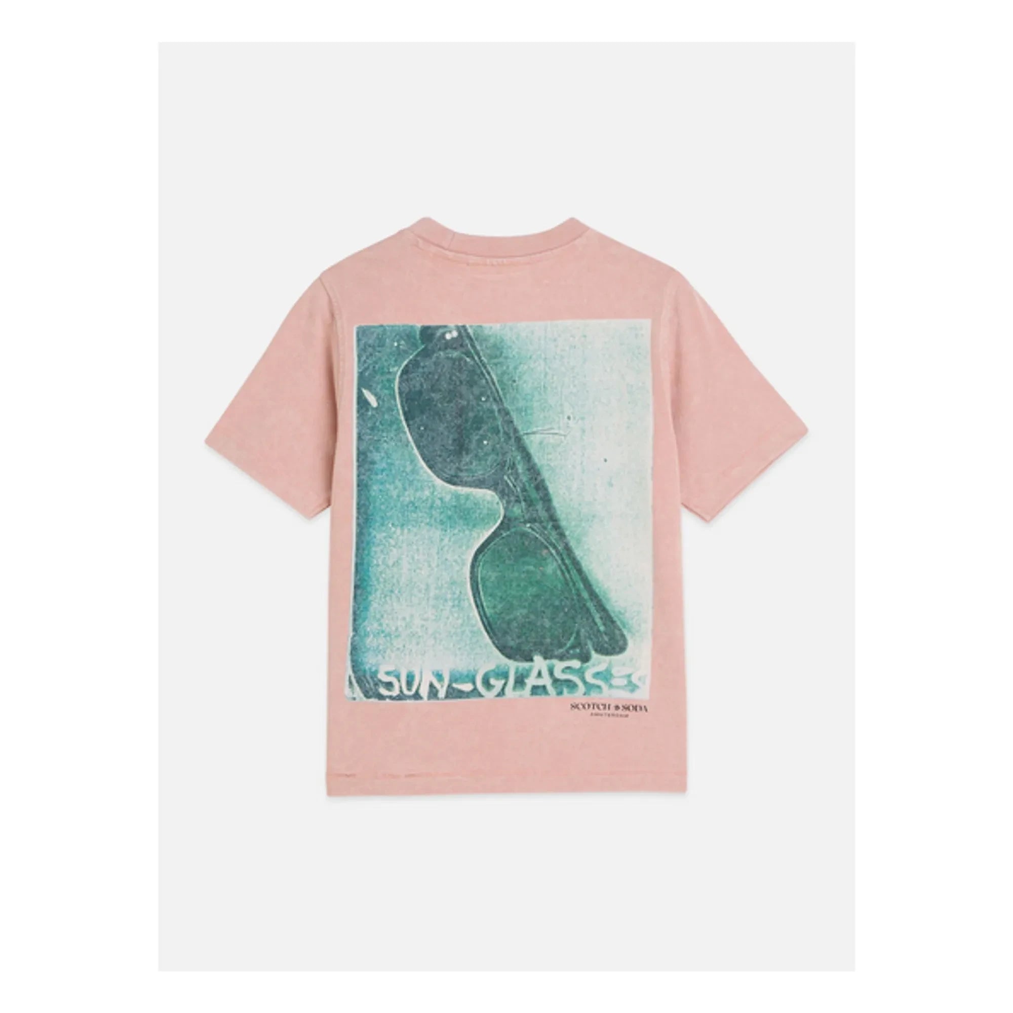 Scotch & Soda - Basquiat Sanat Eseri Tişört | Soluk Pembe