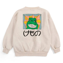 Bobo Choses - Organik pamuklu sweatshirt | Bej