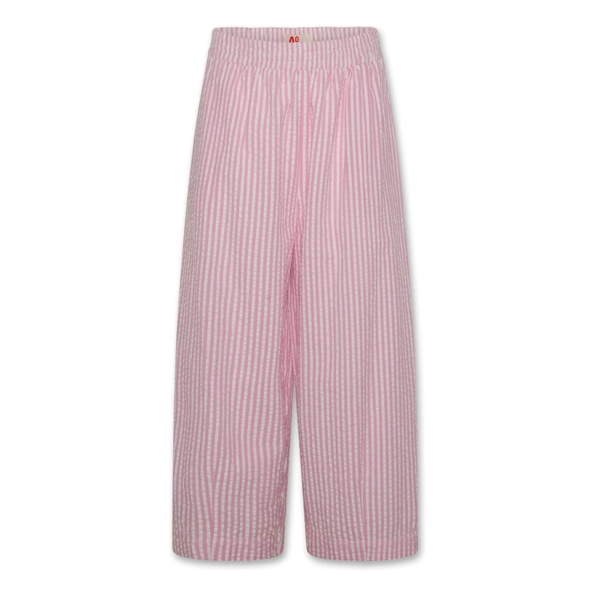 AO76 - Asa Çizgili Pantolon | Pembe