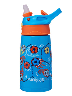 Smiggle - Weekend 400ML Gizli Pipetli Çelik Suluk