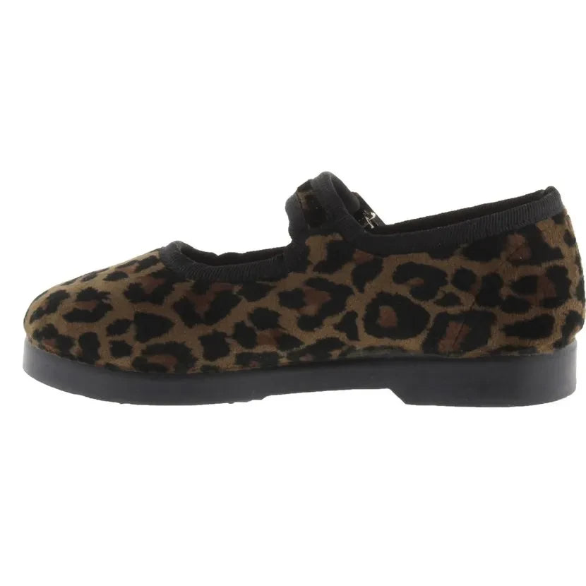 Victoria - Gong Fu Leopard Balerin Ayakkabıları | Kahverengi