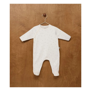 Petit Bateau - Pyjamas Dors Bien Pati Organik Pamuk | Beyaz