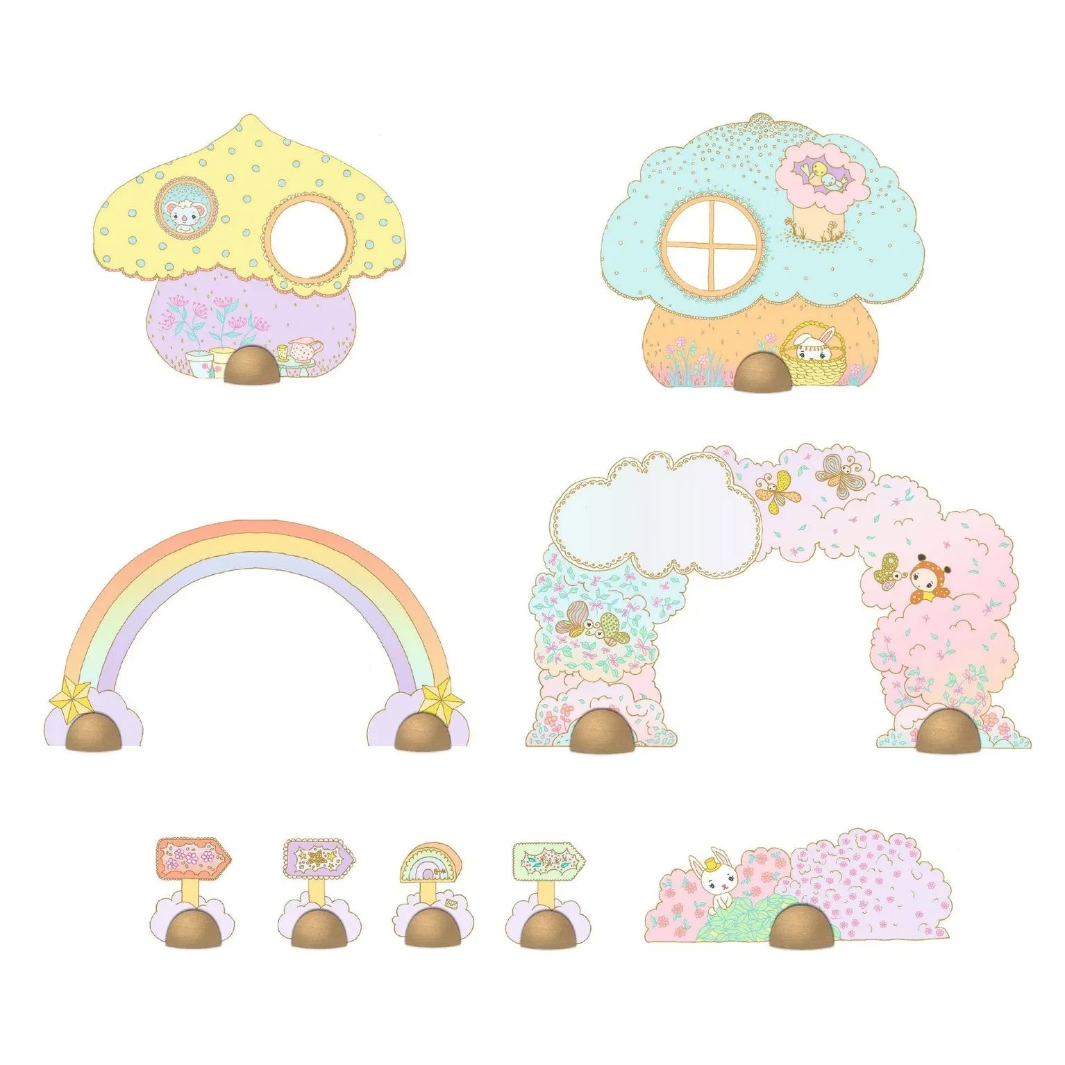 Djeco - Tinyly - Puzzl'Up Lily & Polo