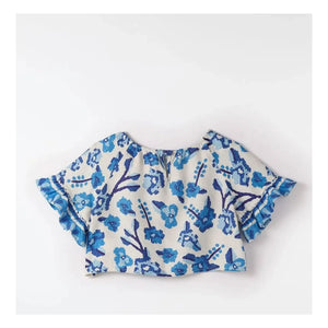 Fabula - Jardin de Fleurs Bluz | Mavi