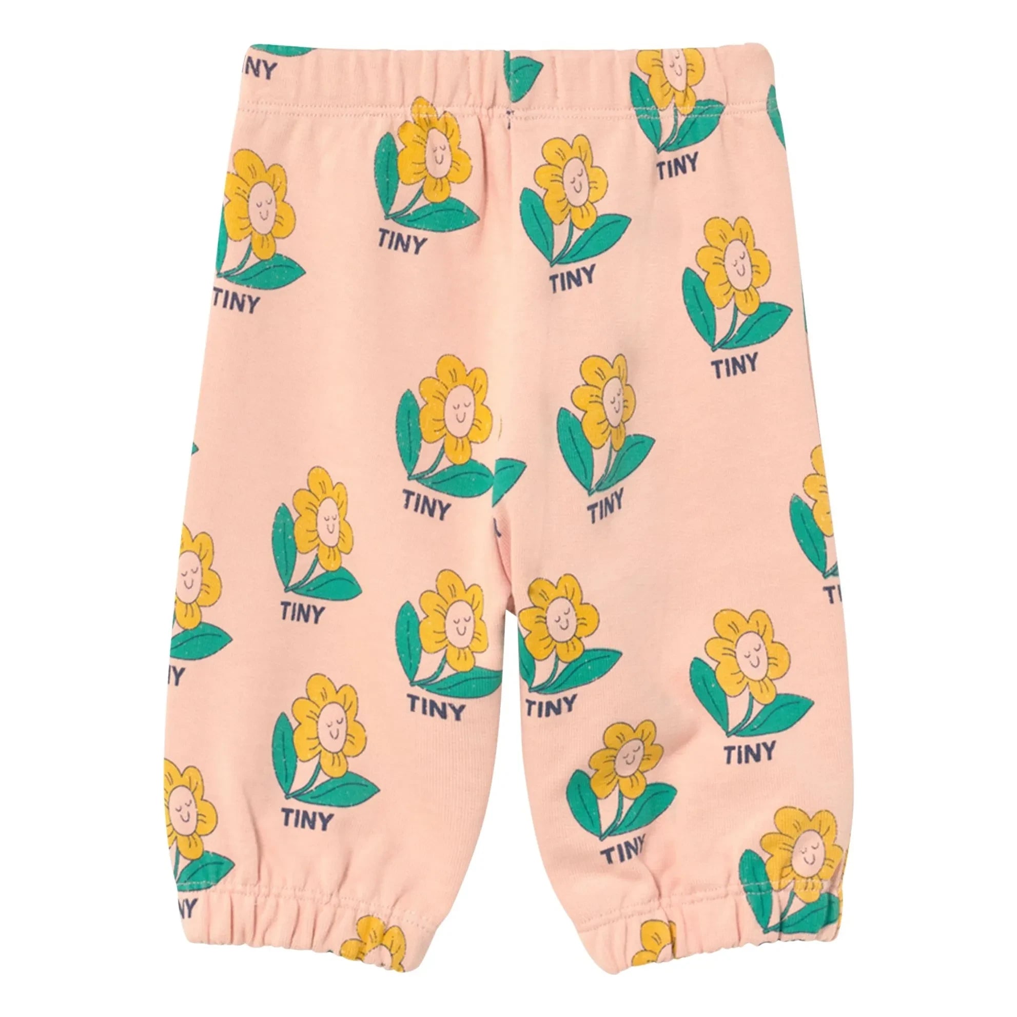 Tinycottons - Organik Pamuk Çiçek Desenli Jogger | Pembe