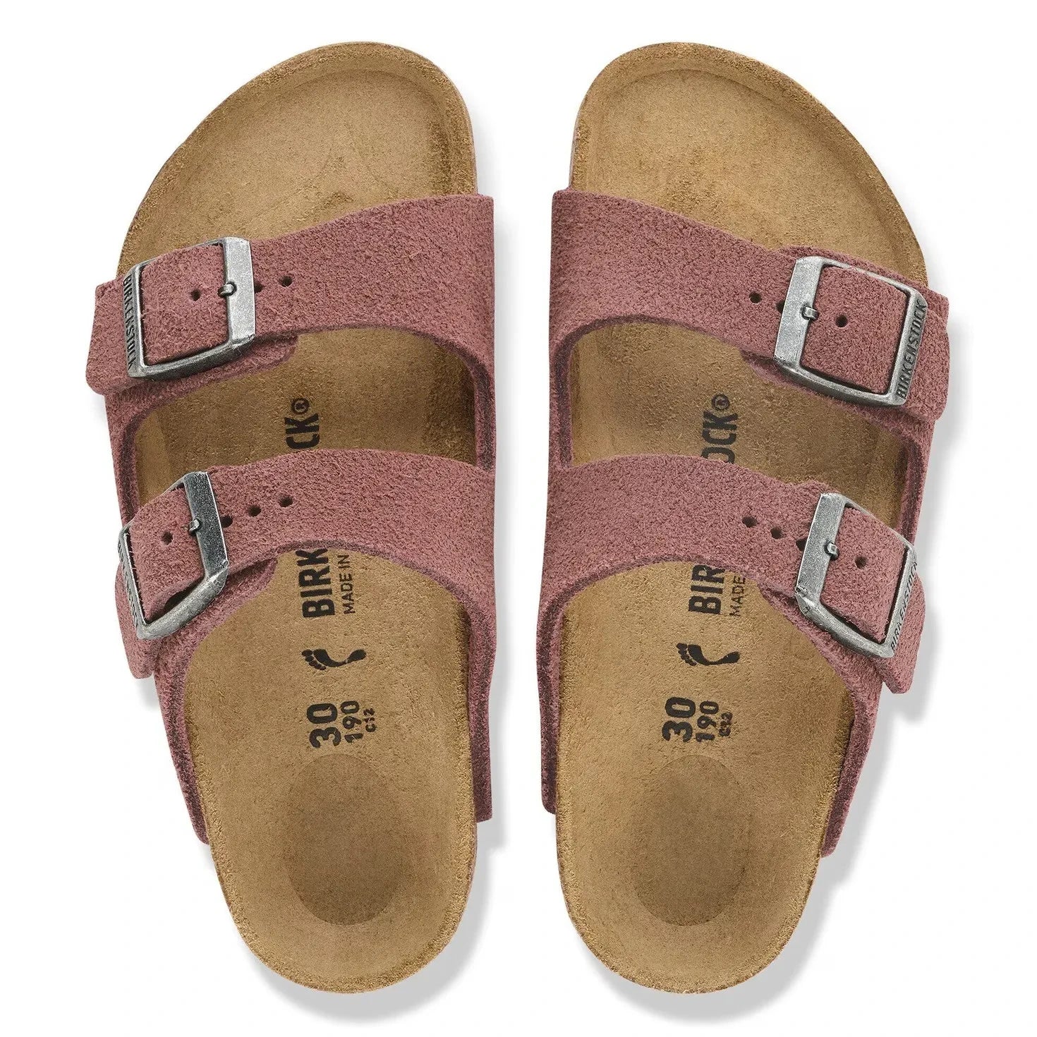 BIRKENSTOCK - Arizona Deri Sandaletler | Kiremit kırmızısı