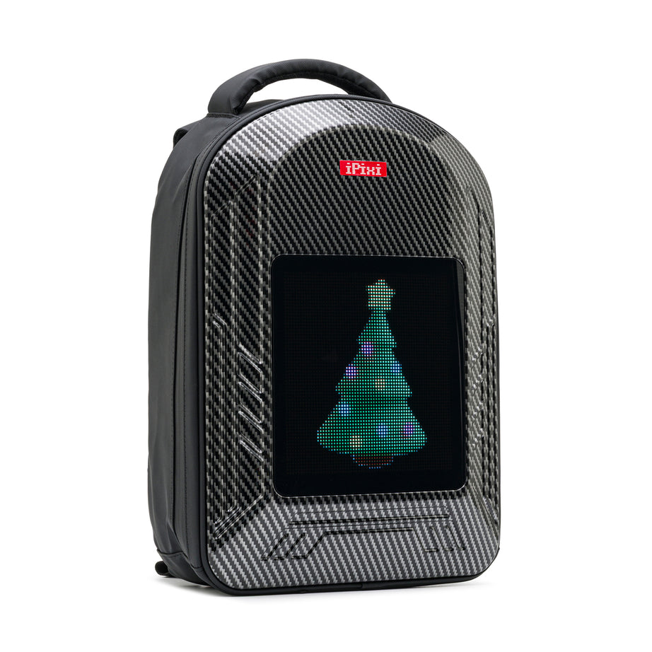 iPixi – حقيبة ظهر متوسطة الحجم من التيتانيوم بشاشة LED