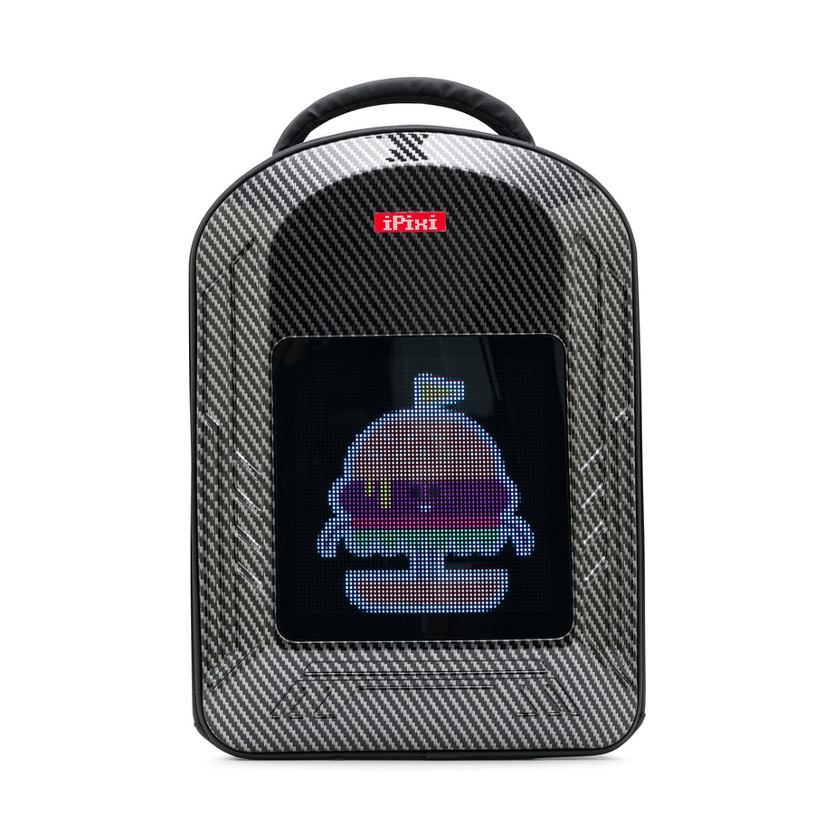 iPixi – حقيبة ظهر متوسطة الحجم من التيتانيوم بشاشة LED