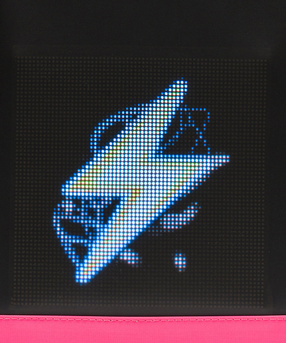 iPixi – حقيبة ظهر صغيرة وردية للأطفال بشاشة LED