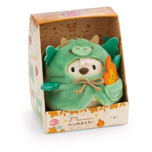 Nici - Snono Beyaz Ayı peluş Dragon kostümüyle | Yeşil