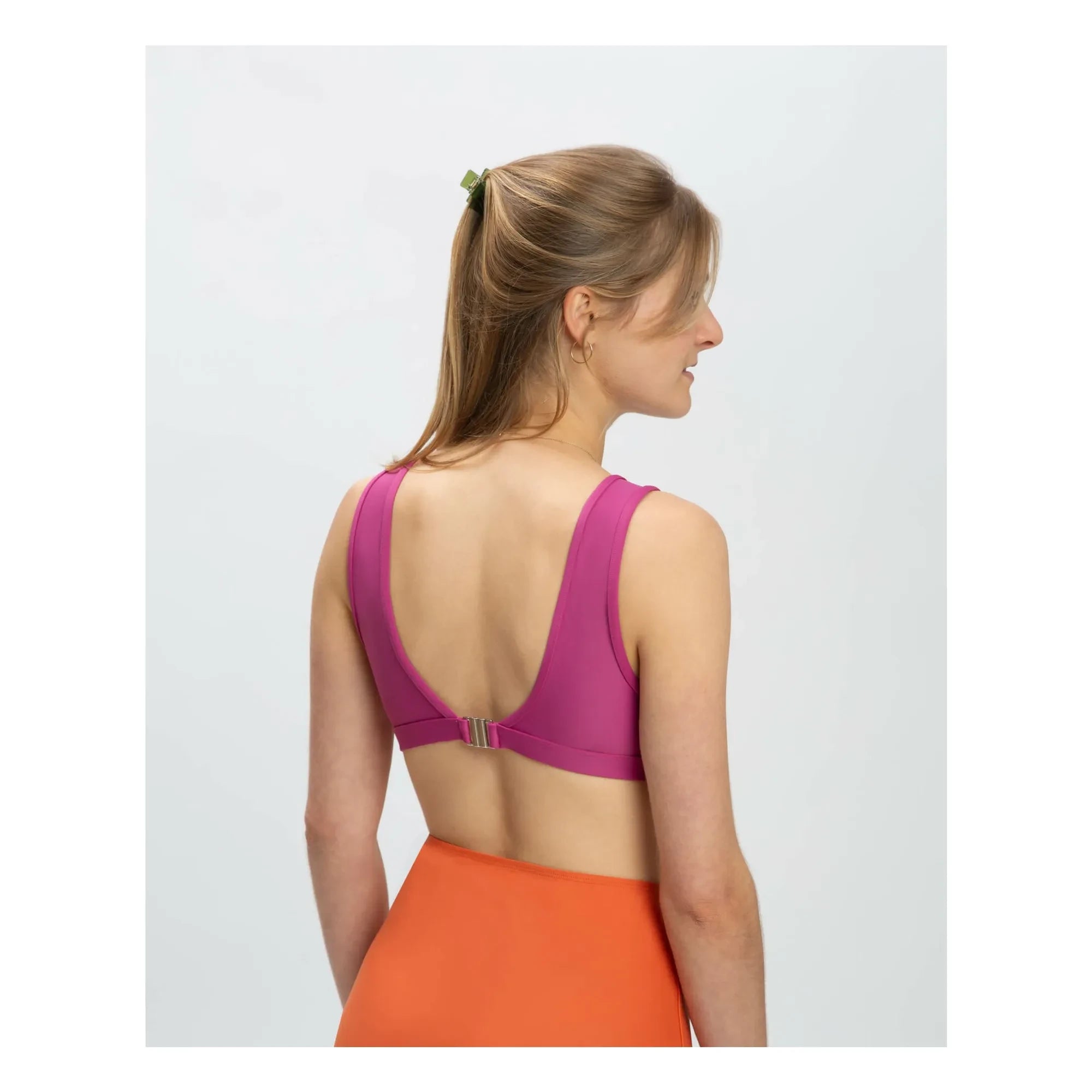 Matona - Geri Dönüştürülmüş Elyaf Jersey Üst | Fuşya