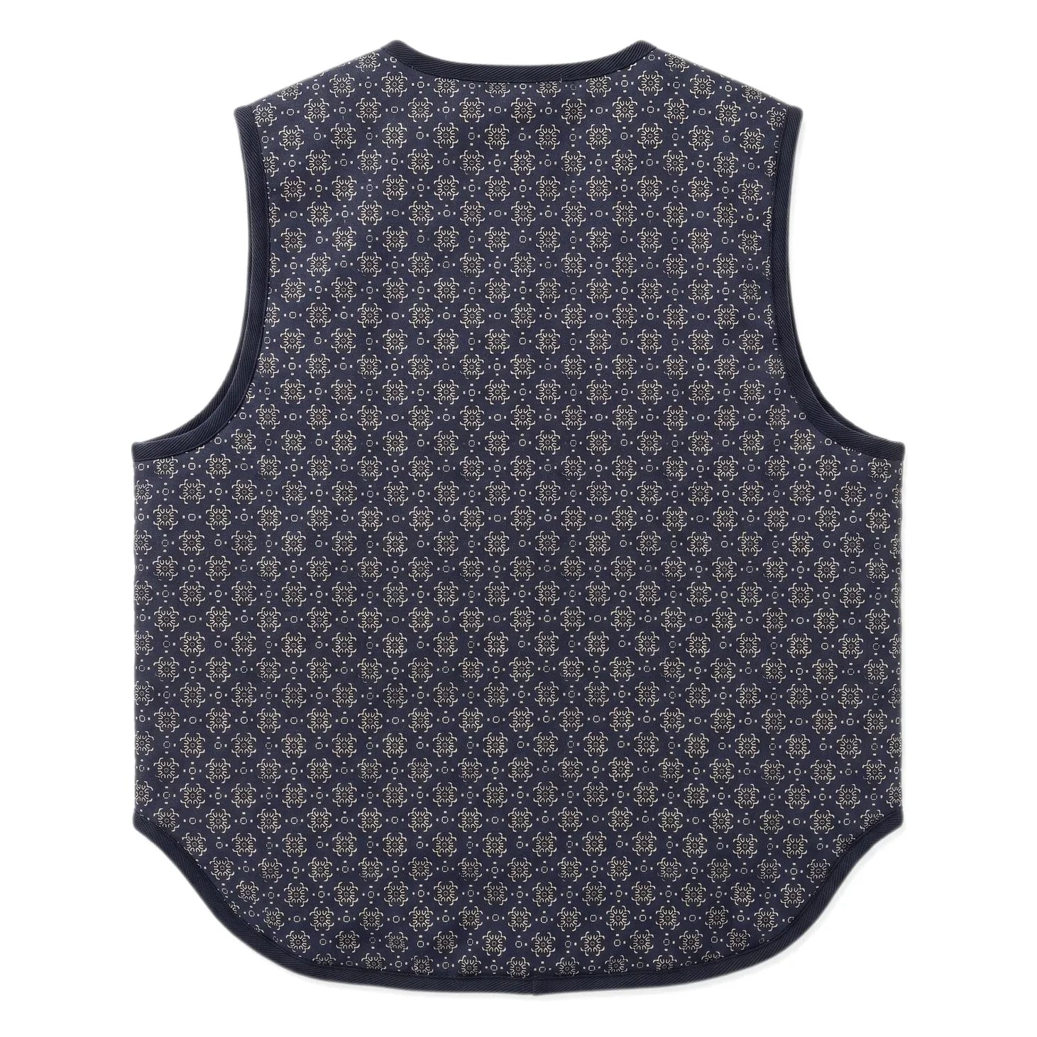 Hundred Pieces - Maria Bandana Kolsuz Yelek | Indigo mavi