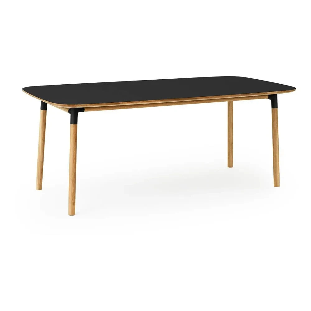 Normann Copenhagen - Form Dikdörtgen Masa 95x200 cm | Siyah