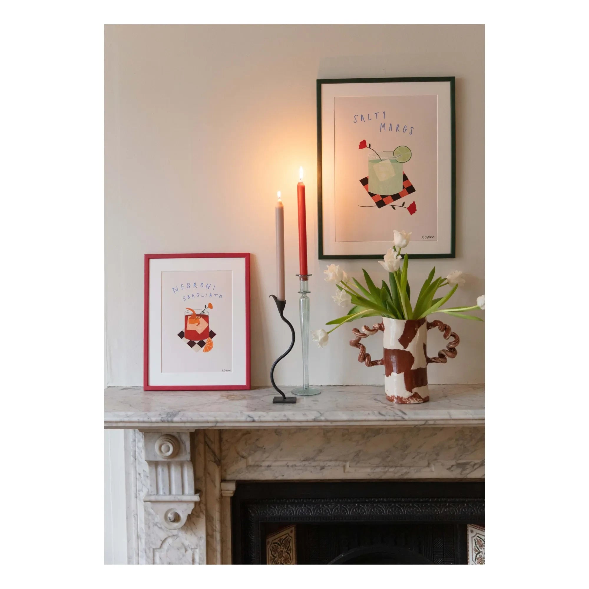 Rose England - Salty Margs Poster | Toz pembe