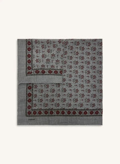 Soeur - Kareli C Yün Twill Eşarp | Koyu gri
