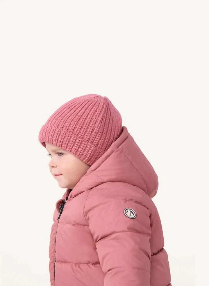 Petit Bateau - Düz Bebek Kaz Tüyü Mont | Pembe