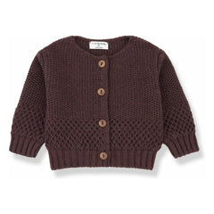 1+ in the family - Malene Merino Yün Hırka | Bordo