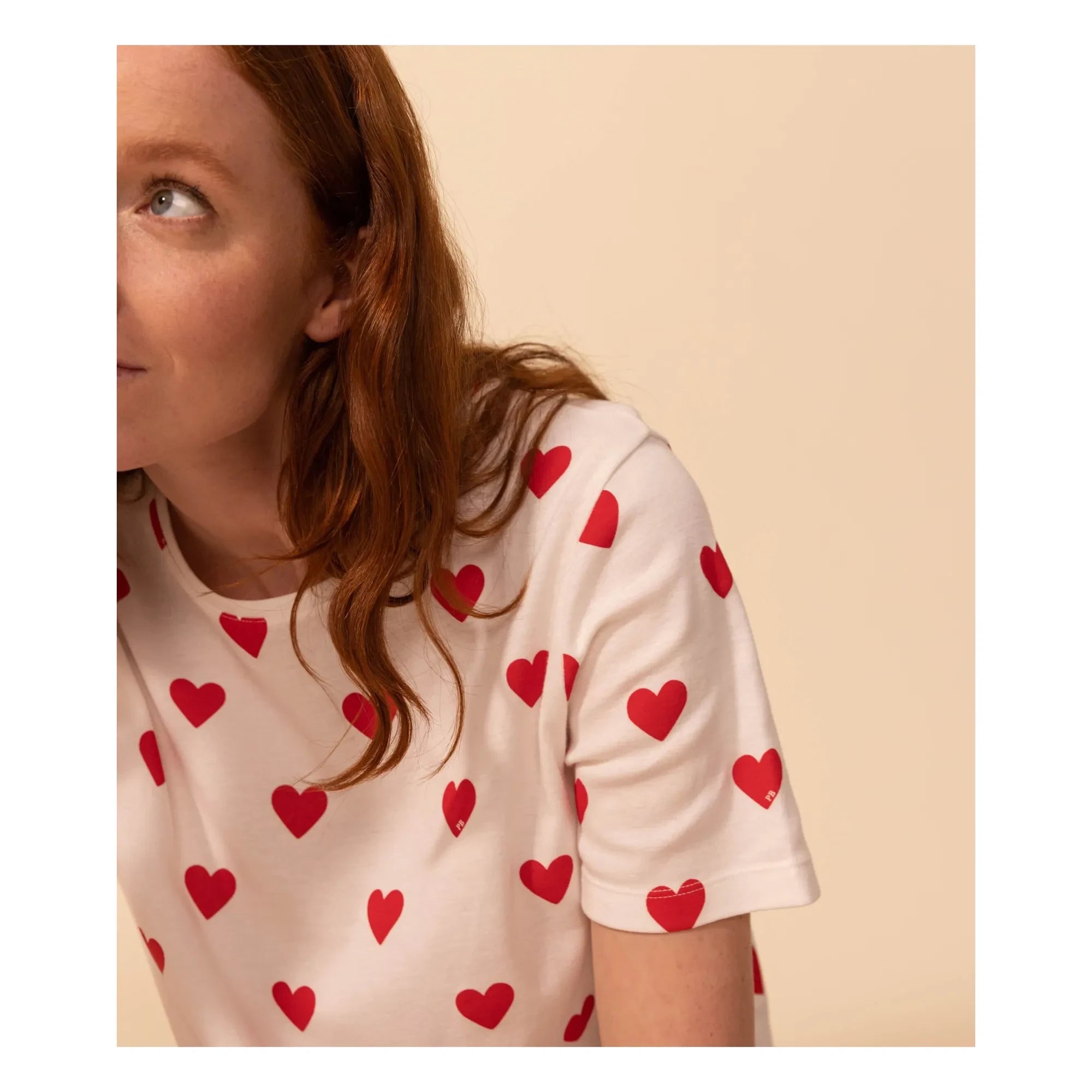 Petit Bateau - Kalpli Pijama Şortu - Kadın koleksiyonu | Beyaz
