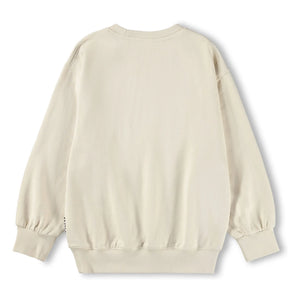 Molo - Monti Rainbow Organik Pamuk Sweatshirt | Ekru