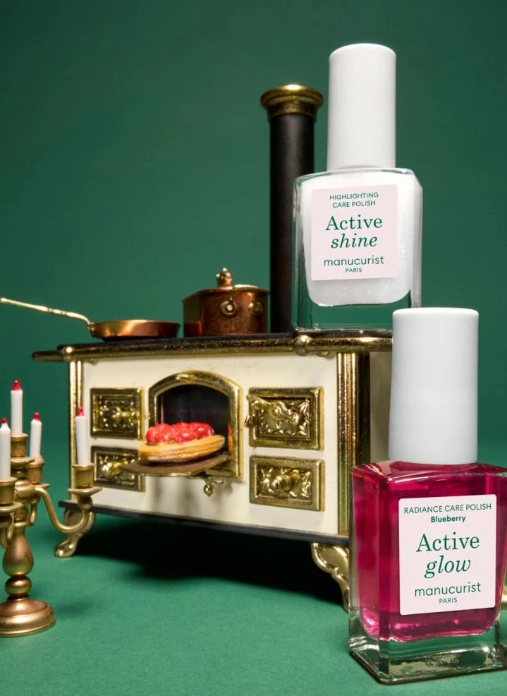 Manucurist - مجموعة هدية طلاء الأظافر المصغرة Active Shine & Active Glow