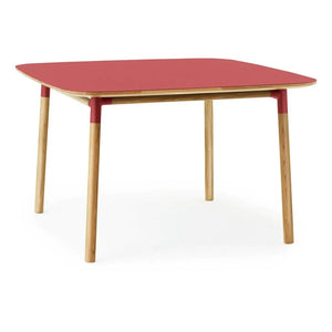 Normann Copenhagen - Form Kare Masa 120x120cm | Kırmızı