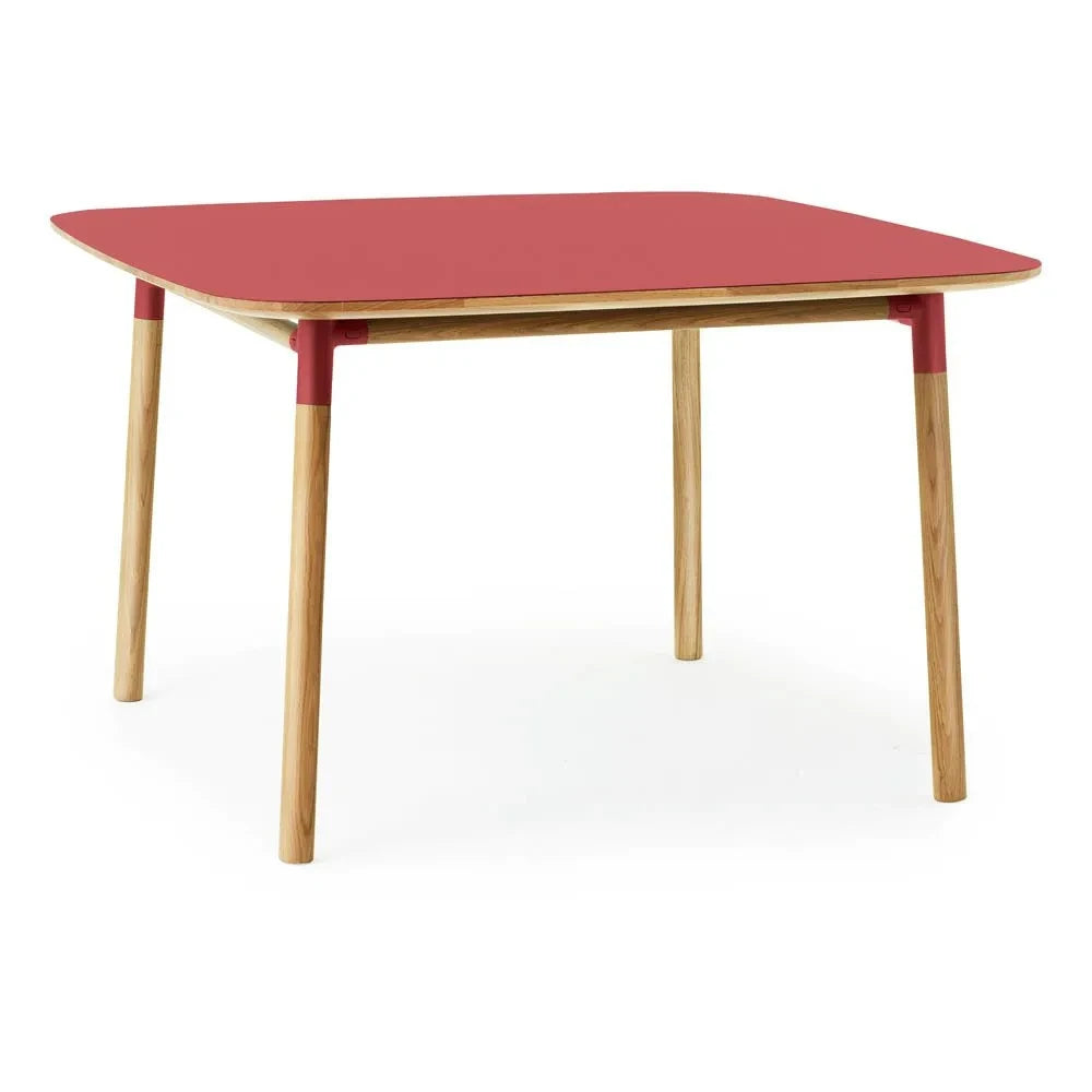 Normann Copenhagen - Form Kare Masa 120x120cm | Kırmızı
