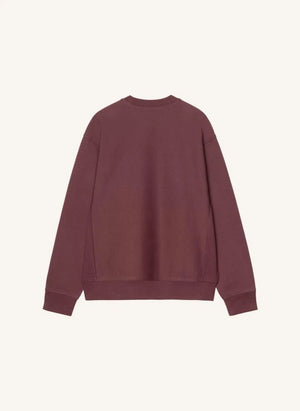 Carhartt WIP - American Script Sweatshirt | Bordo