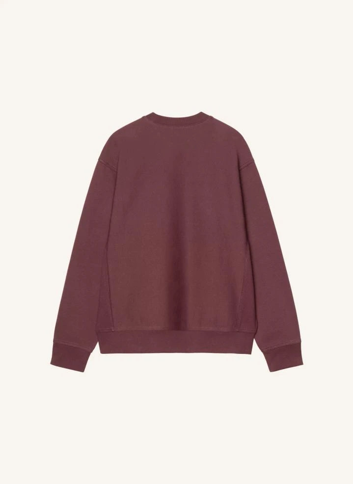 Carhartt WIP - American Script Sweatshirt | Bordo